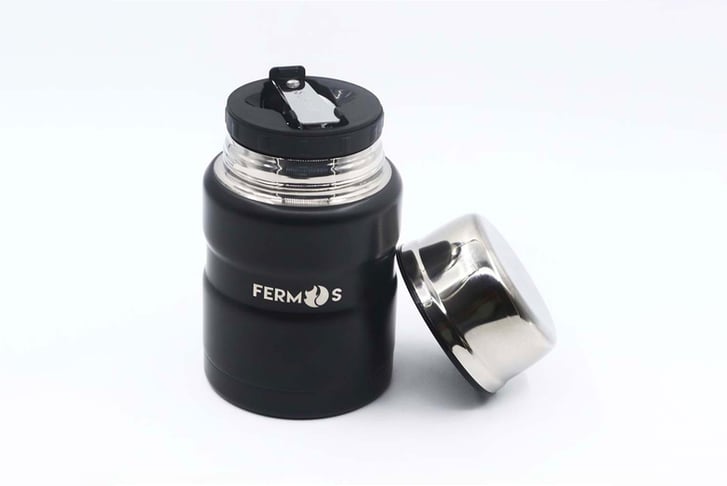 Fermos-Food-Flask-500-ml-Food-Container-for-Hot-&-Cold-Meal-black