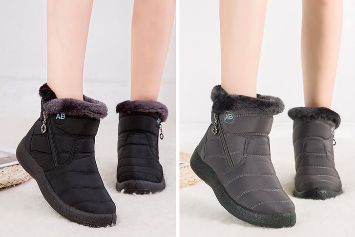 Womens-Warm-Fur-Lined-Winter-Waterproof-Snow-Boots-1