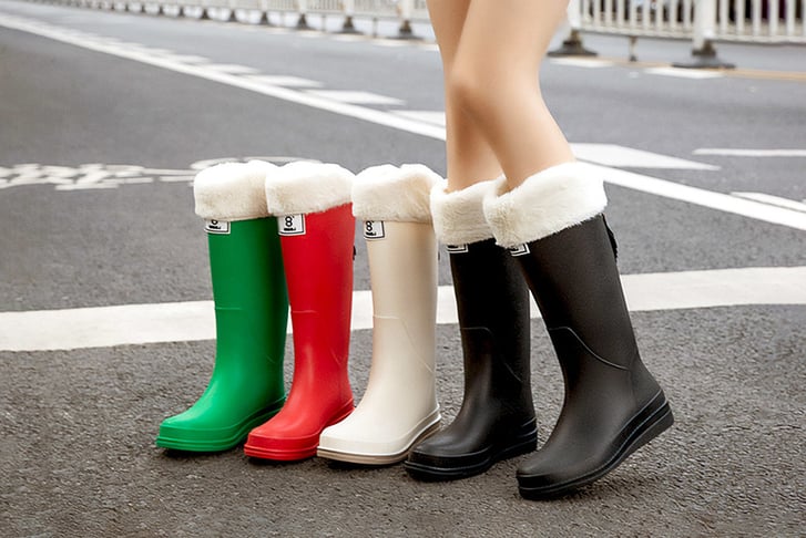 Fluffy wellies hotsell