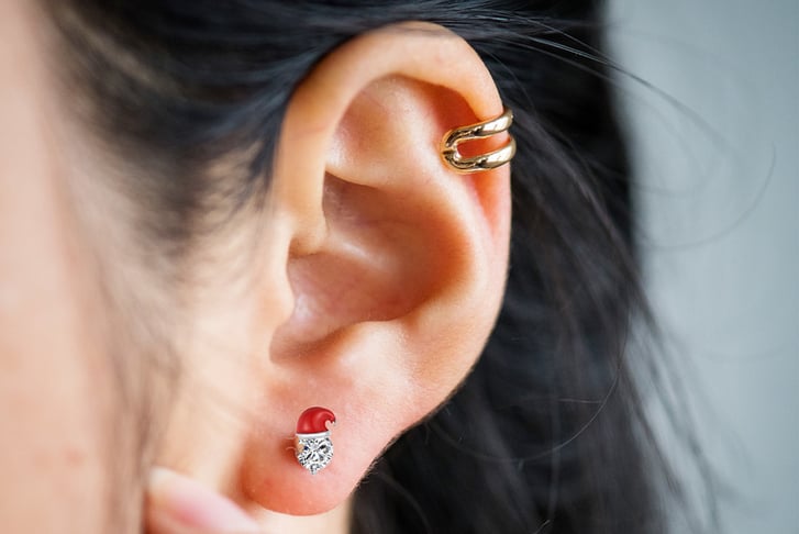 santa earings 2