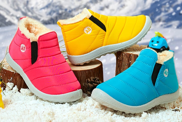 1-LEAD-Kid’s-Plush-Winter-Ankle-Snow-Boots---4-Colours!