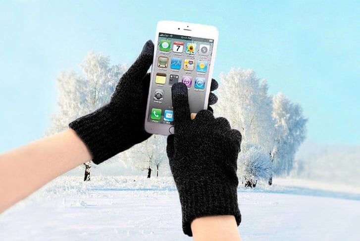 Winter-Unisex-Touchscreen-Gloves-black