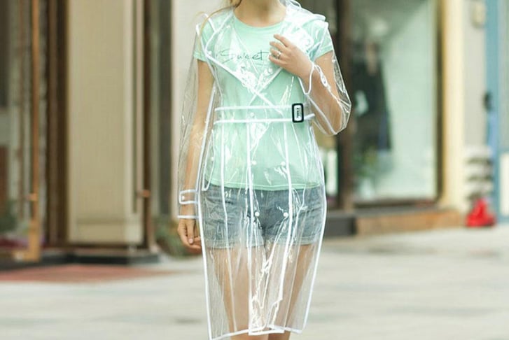 Transparent-Lightweight-Raincoat-With-Belt-8