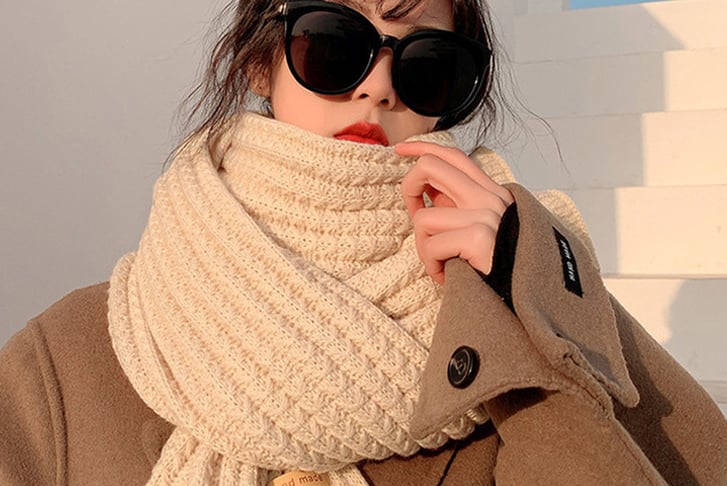 Winter-Thickened-Knitted-Scarf-Solid-Color-Unisex-1