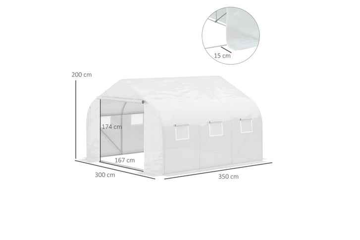 Mesh-Cover-Metal-Frame-Walk-In-Greenhouse-White-8