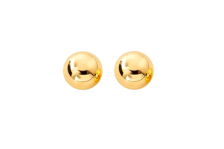 4-Ball-stud-24-carat-gold-plated-5-sizes!
