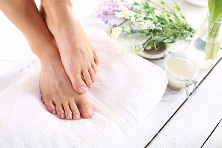 Foot massage and reflexology 