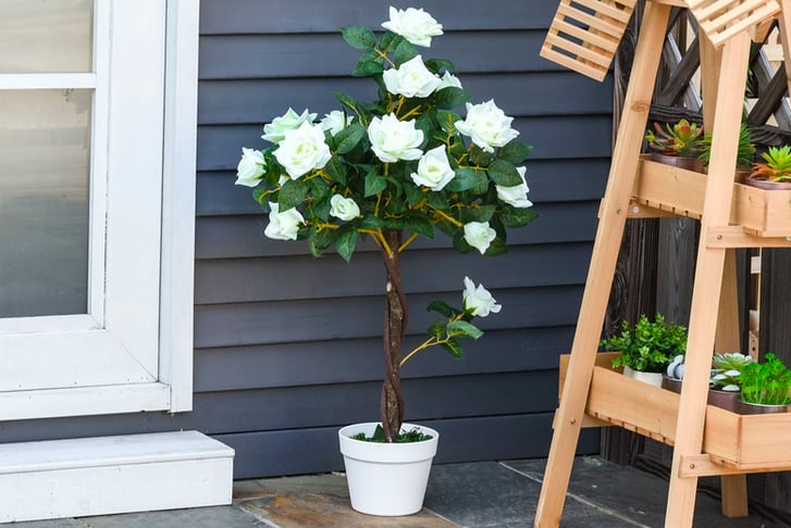 Outsunny-Artificial-Camellia-Plant-Realistic-Fake-Tree-Potted-Home-Office-90cm-White-1
