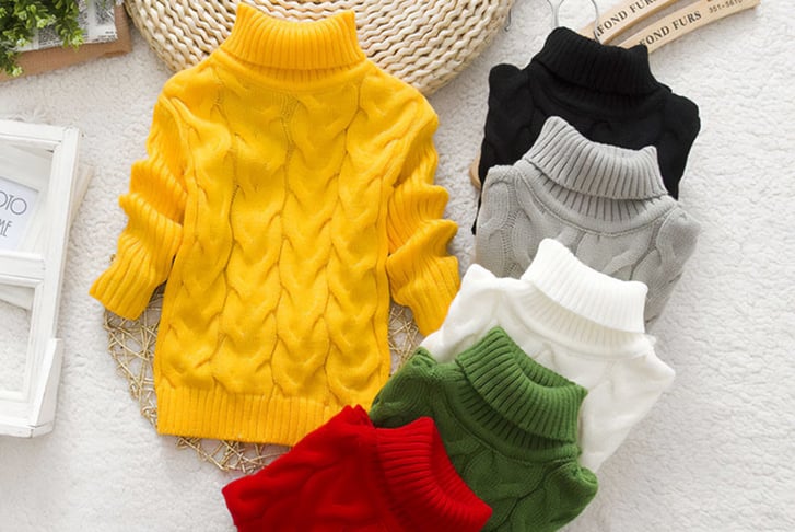 Kids-Knitted-High-Neck-Sweater-1