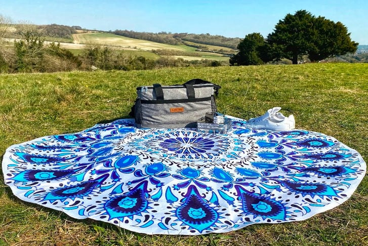 Mandala shop beach mat