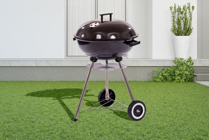 Charcoal-Kettle-Barbecue-Freestanding-Portable-BBQ-Grill-1