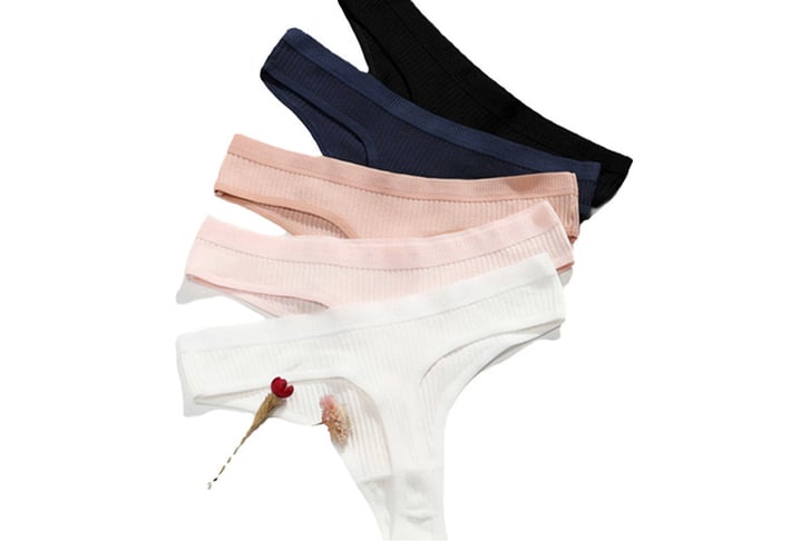5pcs-Soft-Solid-Colour-Thong-2