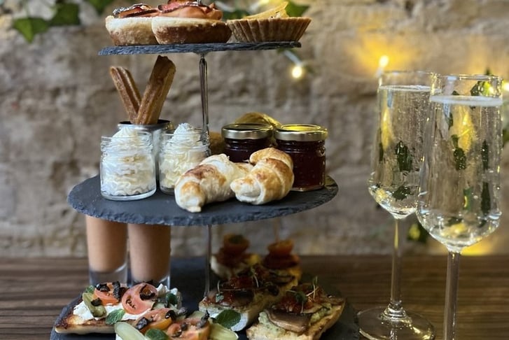 Spanish Afternoon Tea for 2, 3 or 4 with a Choice of Drink Each 