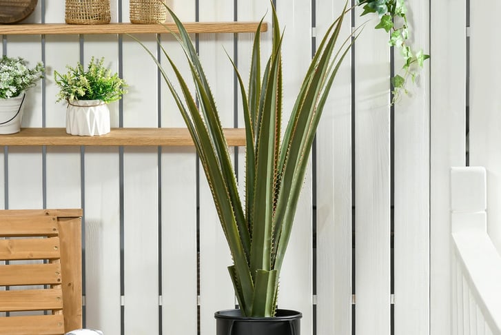 Artificial-Plants-Agave-Succulent-in-Pot-Desk-1