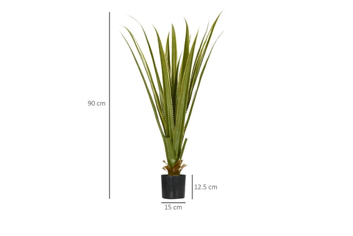 Artificial-Plants-Agave-Succulent-in-Pot-Desk-7