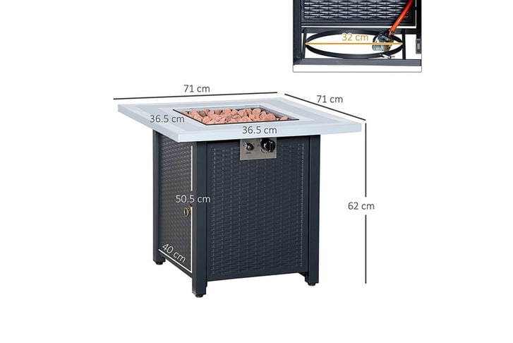 Square-Propane-Gas-Fire-Pit-Table-8