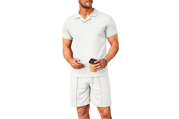 Men's-Polo-Shirt-And-Shorts-Set-Summer-2-Piece-Outfits-4