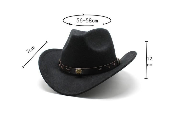 Western-Cowboy-Hat-Horn-Wool-Jazz-Hat-9