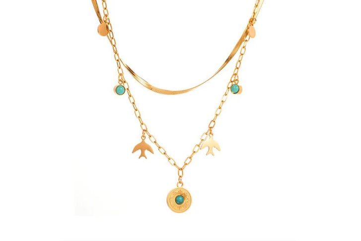 BOHO-GOLD-LAYERED-TURQUOISE-NECKLACE-2