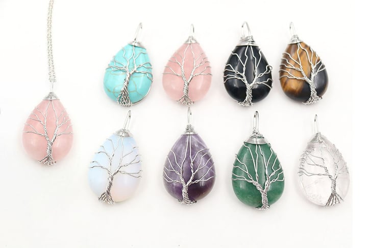 Nature-Water-Droplet-and-Tree-CrystalPendant-Necklace-1