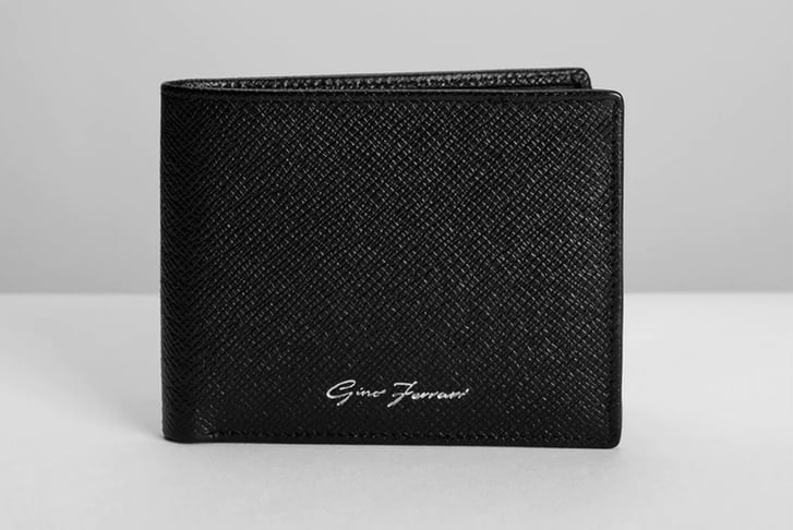 Gino-Ferrari-Black-Leather-Flip-Wallet-2