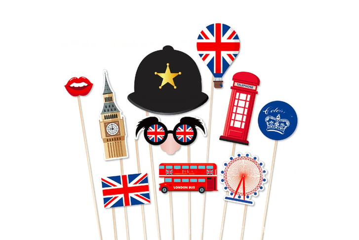 25 British Photo Booth Props Offer LivingSocial