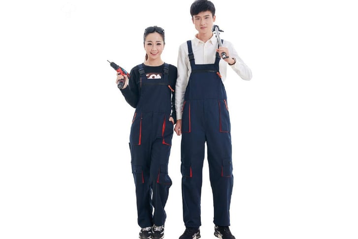 Unisex-Multipockets-Protective-Coverall-Work-Bib-Pants-6