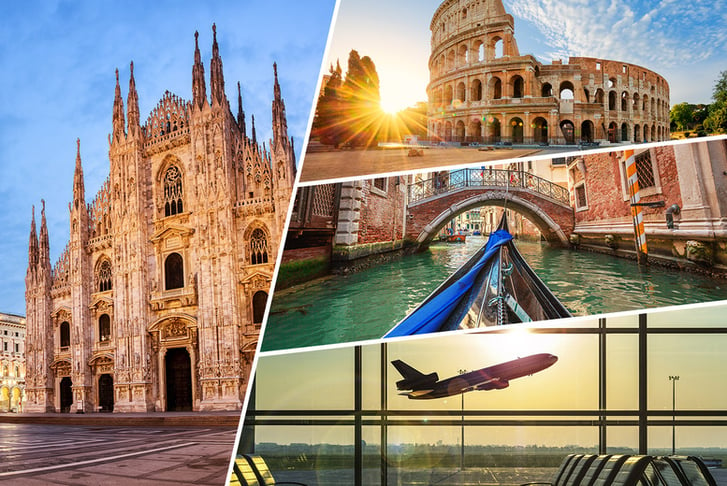 Italy Multi Stay Rome Venice Milan Hotels Transfers Flights