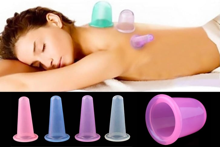 Silicone Cellulite Cupping Therapy Sets - Smooth, UK