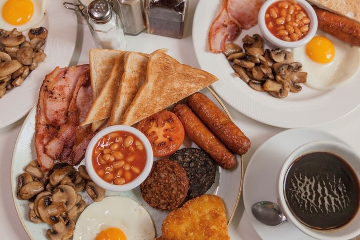 Breakfast for 2 at Bobo’s Gourmet Burgers, Including a Hot Drink