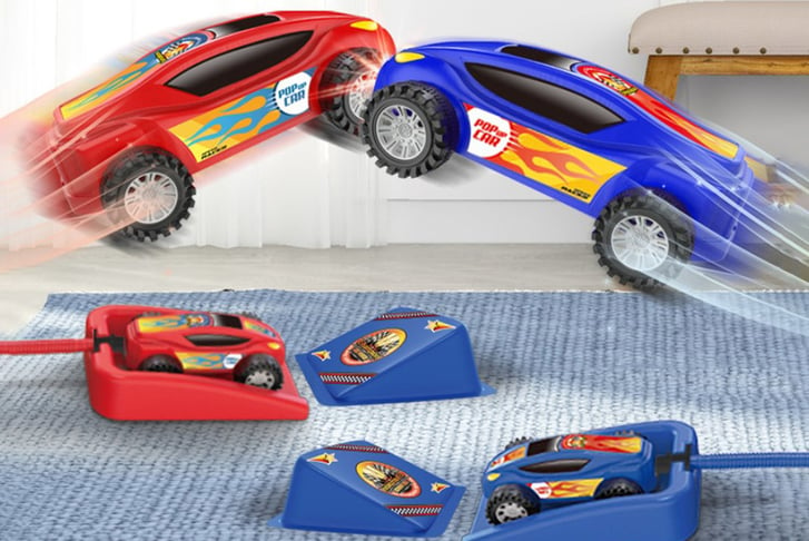 Kids Stomp Racer Air-Powered Race Car Toy Deal - Wowcher