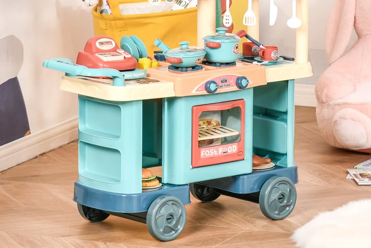 Supermarket and cheap trolley playset