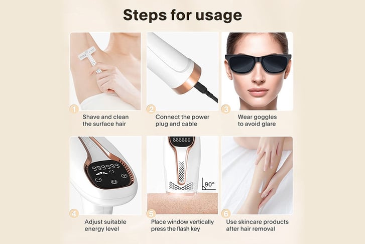 At Home IPL Laser Hair Remover Deal - Wowcher