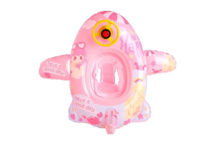Kids-Inflatable-Rocket-Ship-Swim-Ring-with-Safety-Seat-2