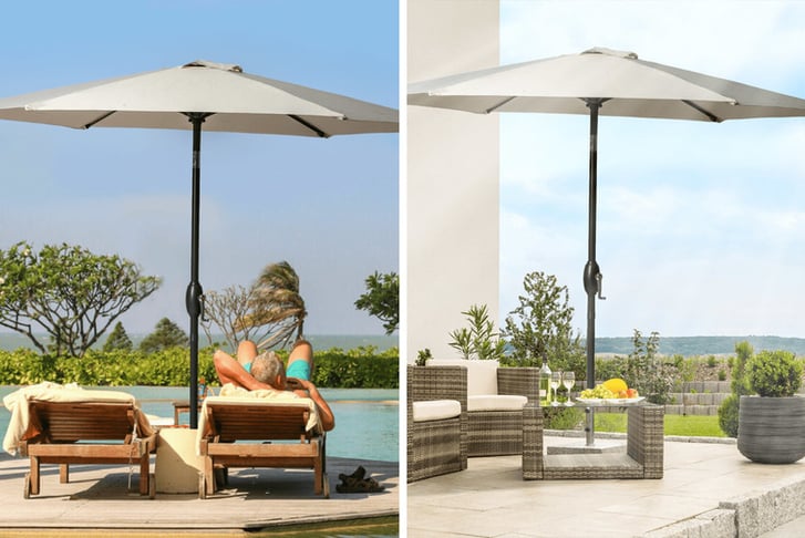 Redwood-Leisure-2.7m-Wind-Up-Parasol-with-Aluminium-Shaft-1