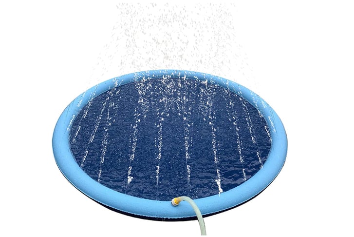 Pet Sprinkler Pad Inflatable Water Spray Pad Mat-2