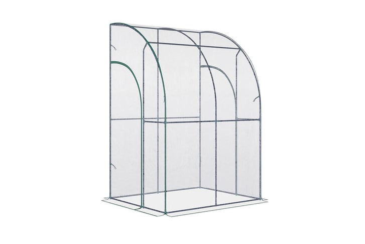 Outsunny-Outdoor-Walk-In-Lean-to-Wall-Tunnel-Greenhouse-2