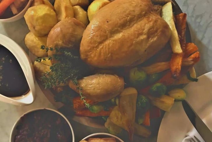 3 Course Sunday Roast for 2 People: Bodmin Jail Hotel