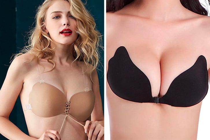 Strapless Bra Invisible Push Up Bra for Women,Push Up Strapless