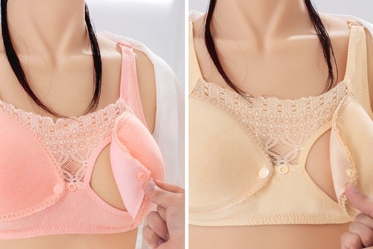Front-Opening Easy Access Breastfeeding Bra Deal - Wowcher