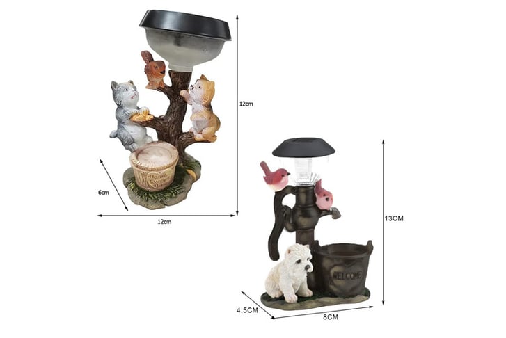 Mini-Squirrel-Puppy-Resin-Solar-Lamp-4