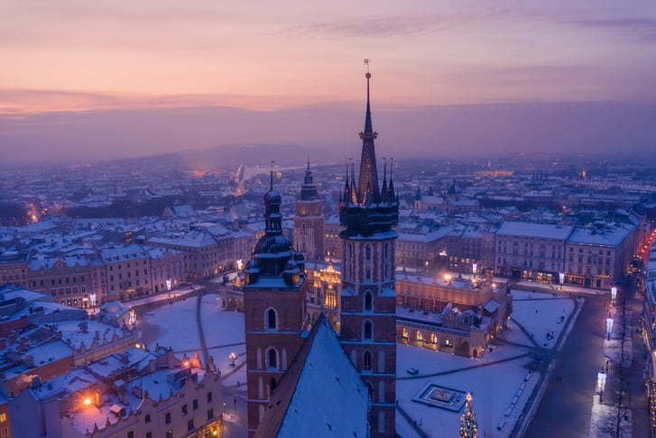 4* Krakow Christmas Market Holiday: 2, 3 or 4 Nights & Return Flights 