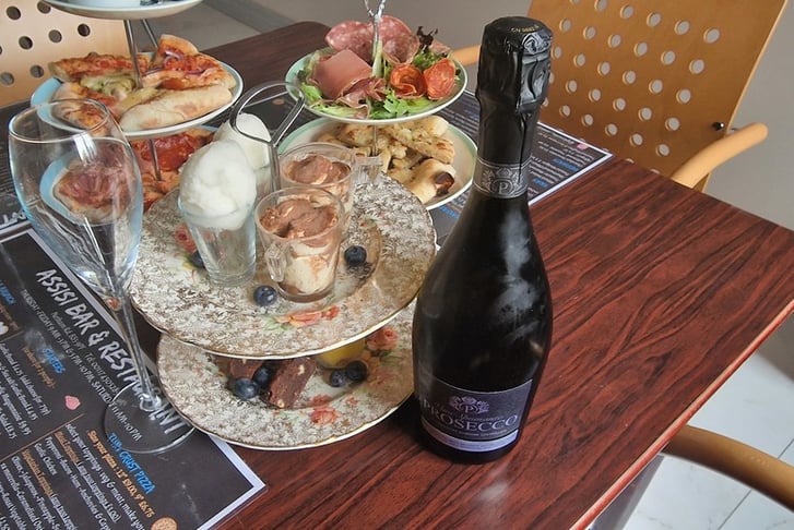 Italian Inspired Afternoon Tea for 2: Traditional or Sparkling - Bristol