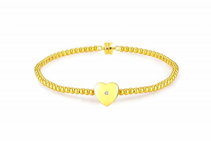 NATURAL-DIAMOND-GOLD-PLATED-MAGNETIC-CLASP-BRACELET-2