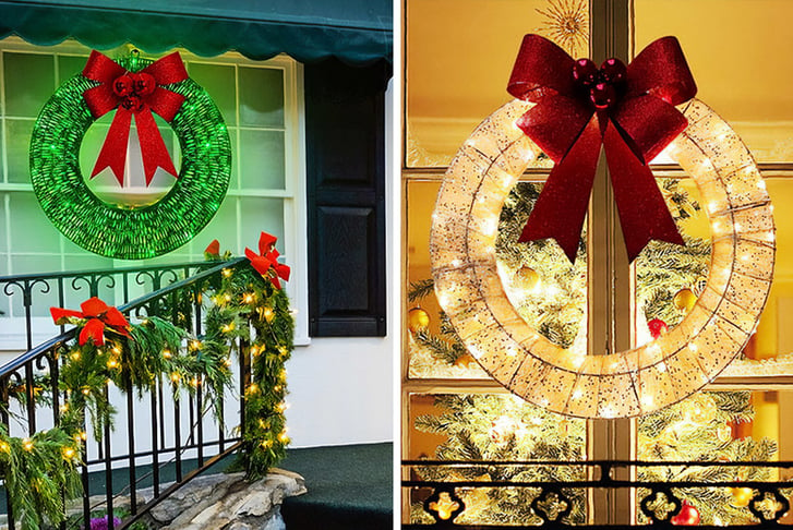 Light-Up-Glitter-Christmas-Wreath-1