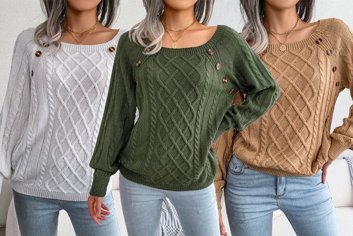 Women-Knitted-Button-Long-Sleeves-Sweater-1