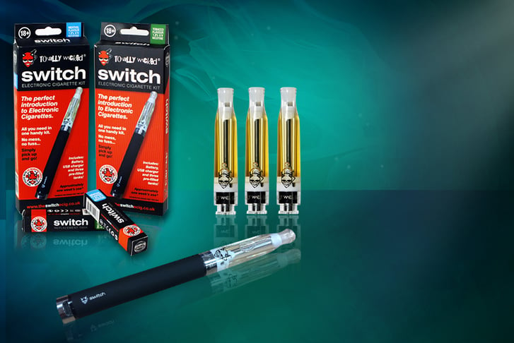 Pillbox38 UK - Totally Wicked Switch E-Cigarette Kit and 1 extra refills_lighter