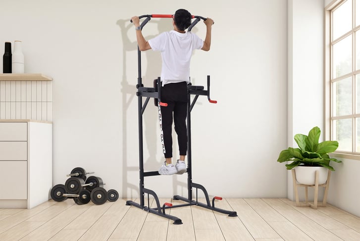 Pull-Up-Station-Power-Tower-Station-Bar-Home-Gym-Workout-1