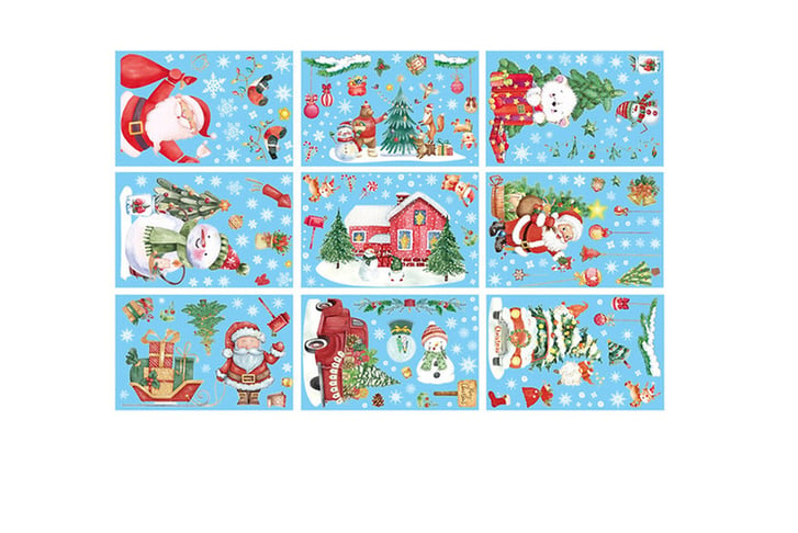 9-Sheets-Set-Merry-Christmas-Window-2