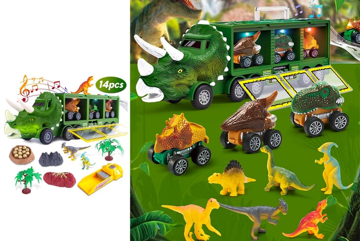 Dinosaur Truck Toy Set-1
